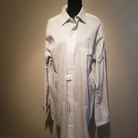 DONALD J TRUMP SIGNATURE SERIES DRESS SHIRT TALL REGULAR NEW WITH TAGS b13 - Picture 1 of 8